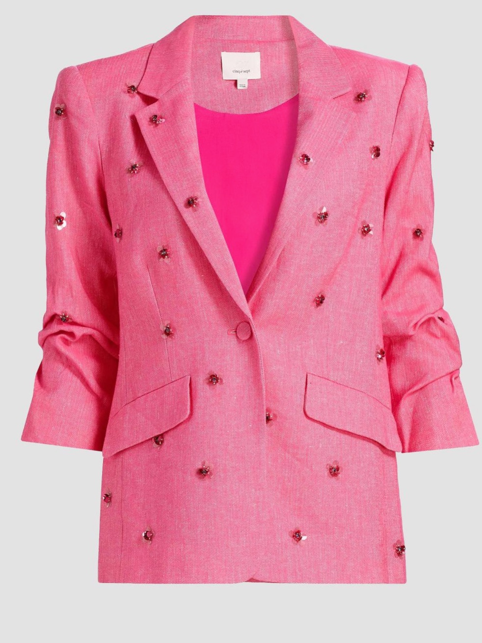 New Cinq A Sept Kylie Wildflower Pailette Blazer